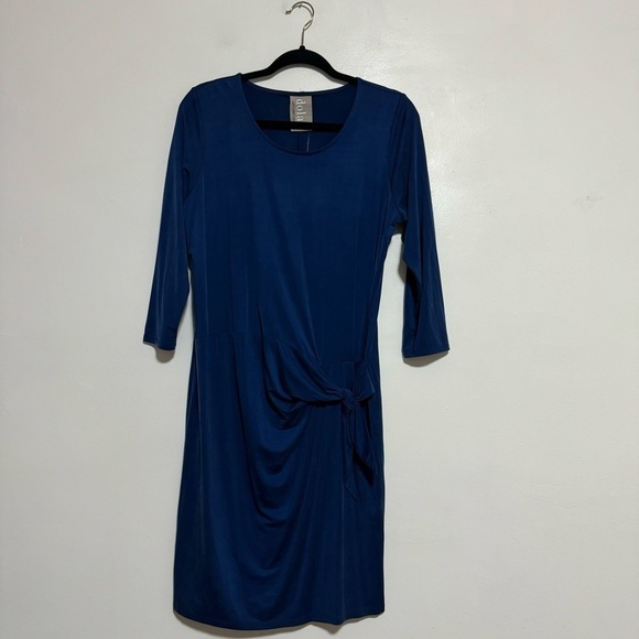 Dolan Left Coast Tie Waist Dress in Blue - Size S - Picture 3 of 6
